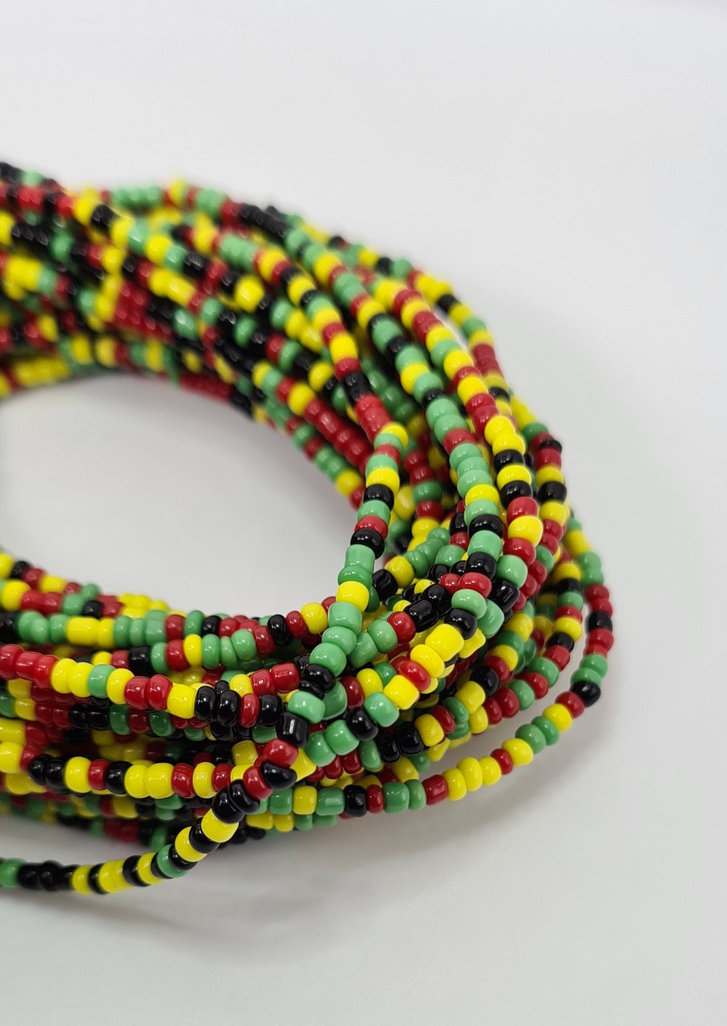 Multi colours Waist Beads|On Sale Belly Chain Weight control African beads|belly beads| Ghana beads| Weight Tracker| Nigerian waist beads
