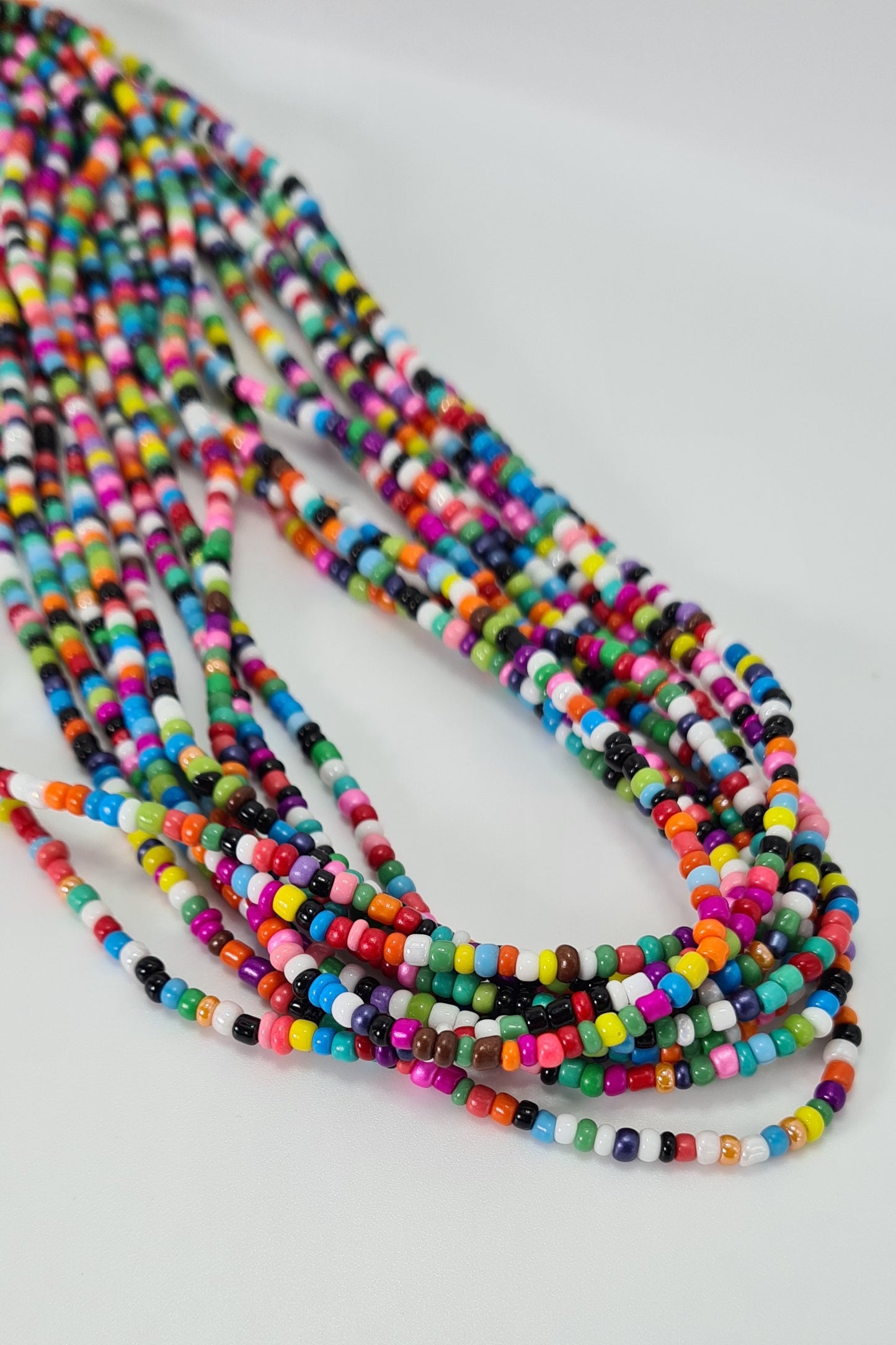 Multi colours Waist Beads|On Sale Belly Chain Weight control African beads|belly beads| Ghana beads| Weight Tracker| Nigerian waist beads