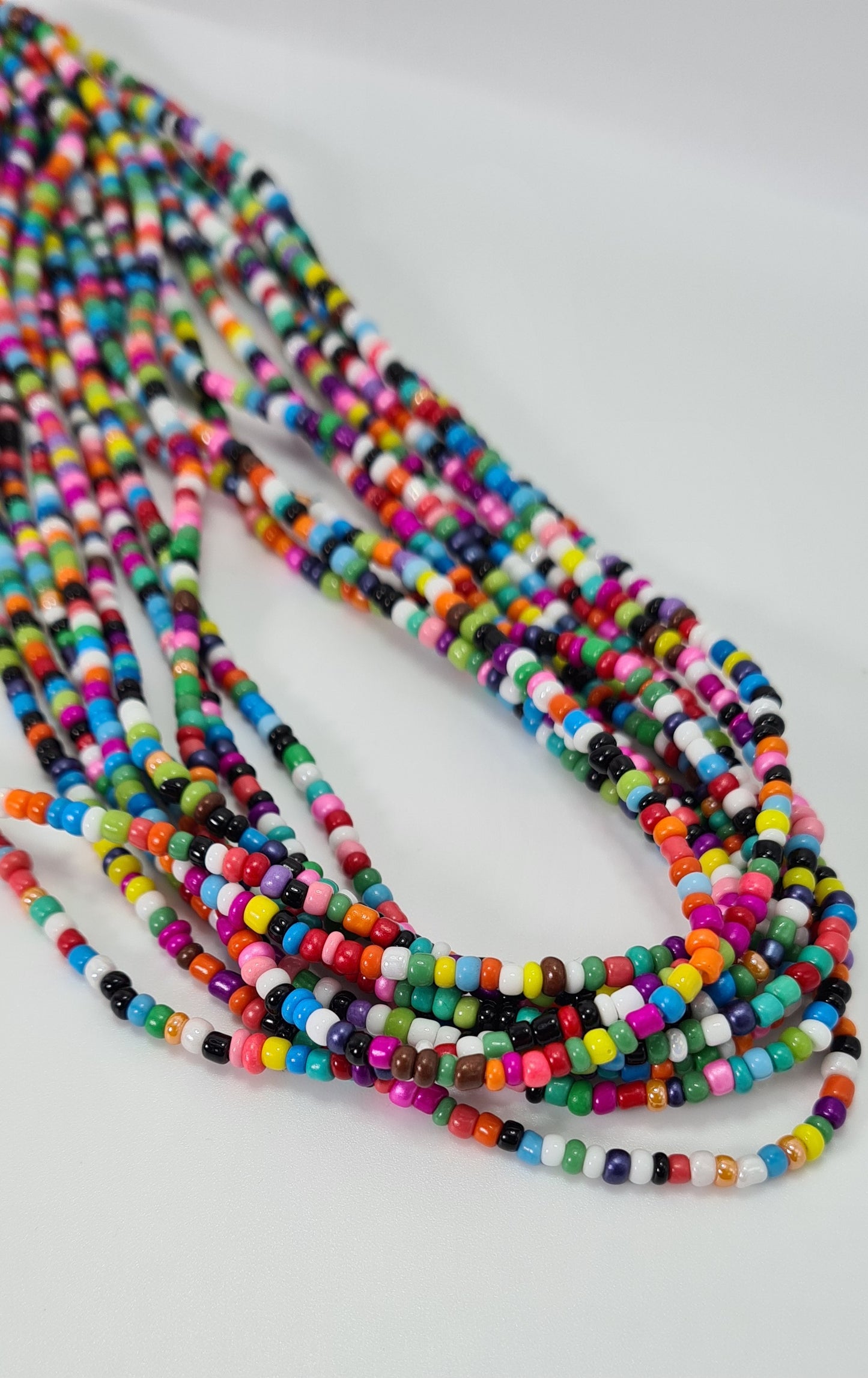 Multi colours Waist Beads|On Sale Belly Chain Weight control African beads|belly beads| Ghana beads| Weight Tracker| Nigerian waist beads