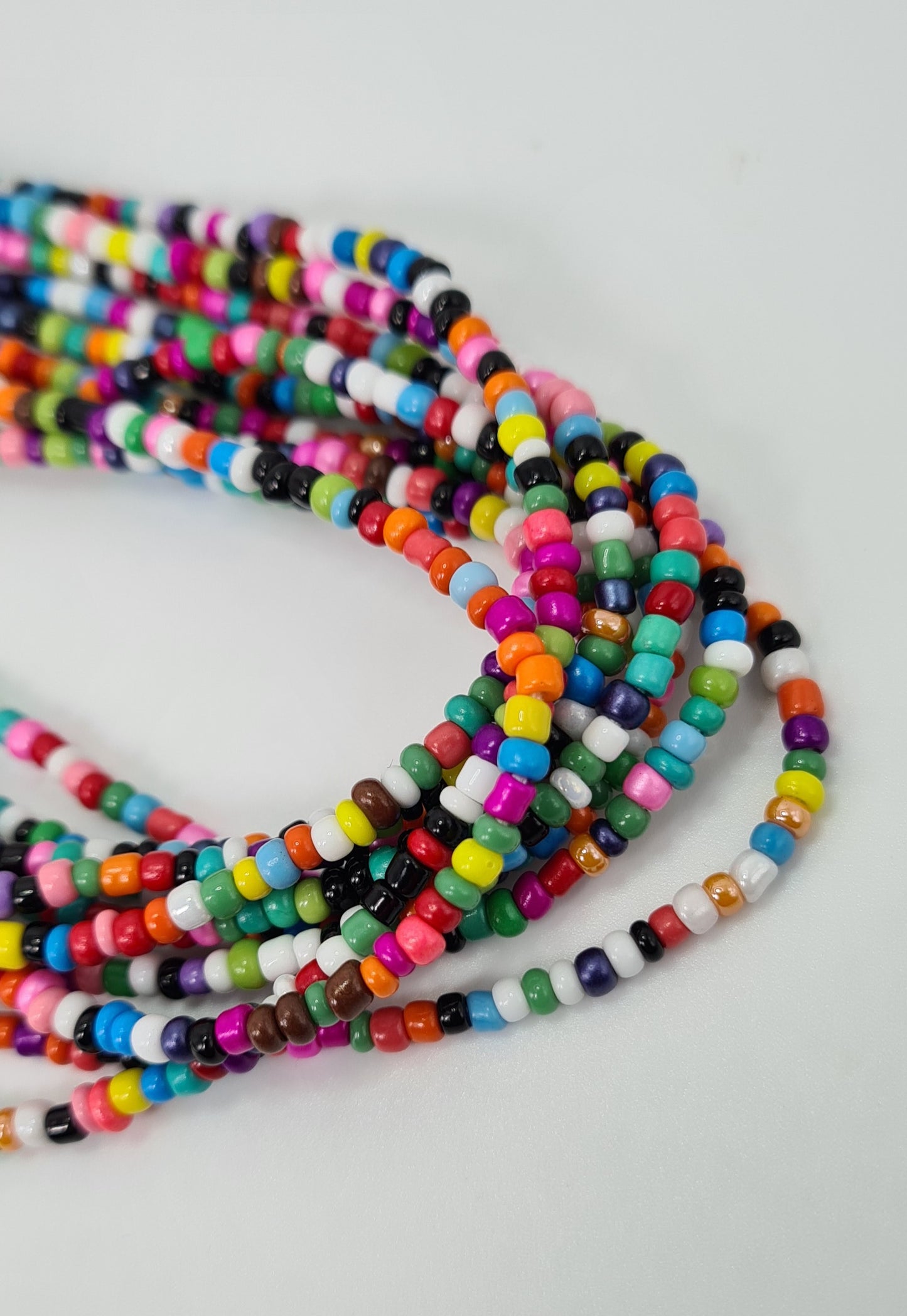 Multi colours Waist Beads|On Sale Belly Chain Weight control African beads|belly beads| Ghana beads| Weight Tracker| Nigerian waist beads