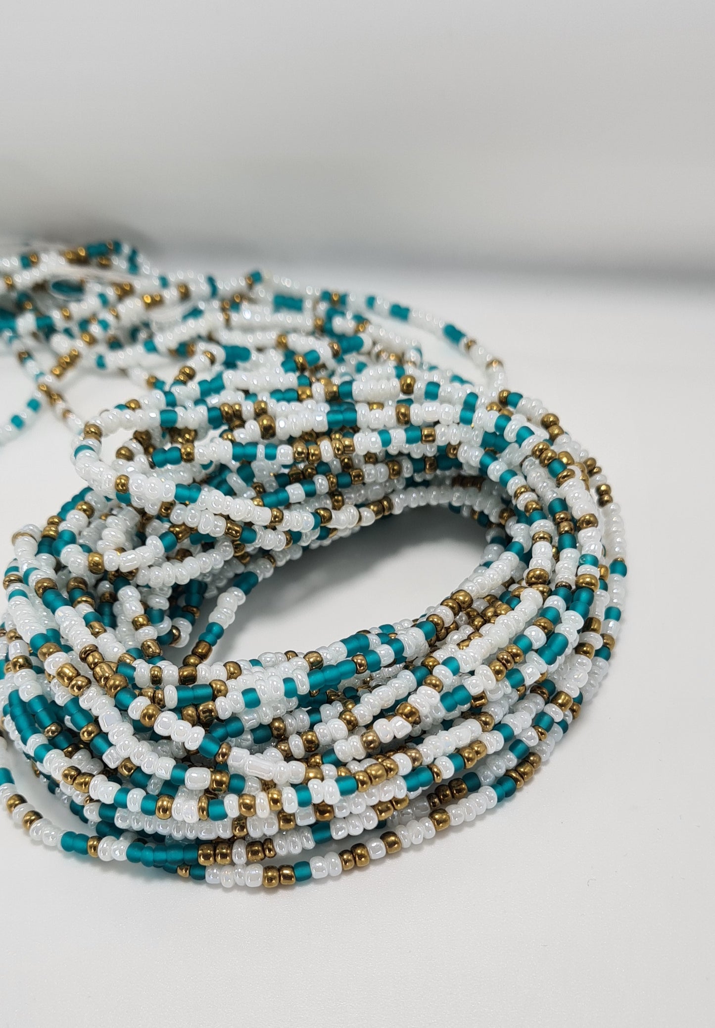 Water pearl mix Waist Beads|On Sale Belly Chain Weight control African beads|belly beads| Ghana beads| Weight Tracker| Nigerian waist beads