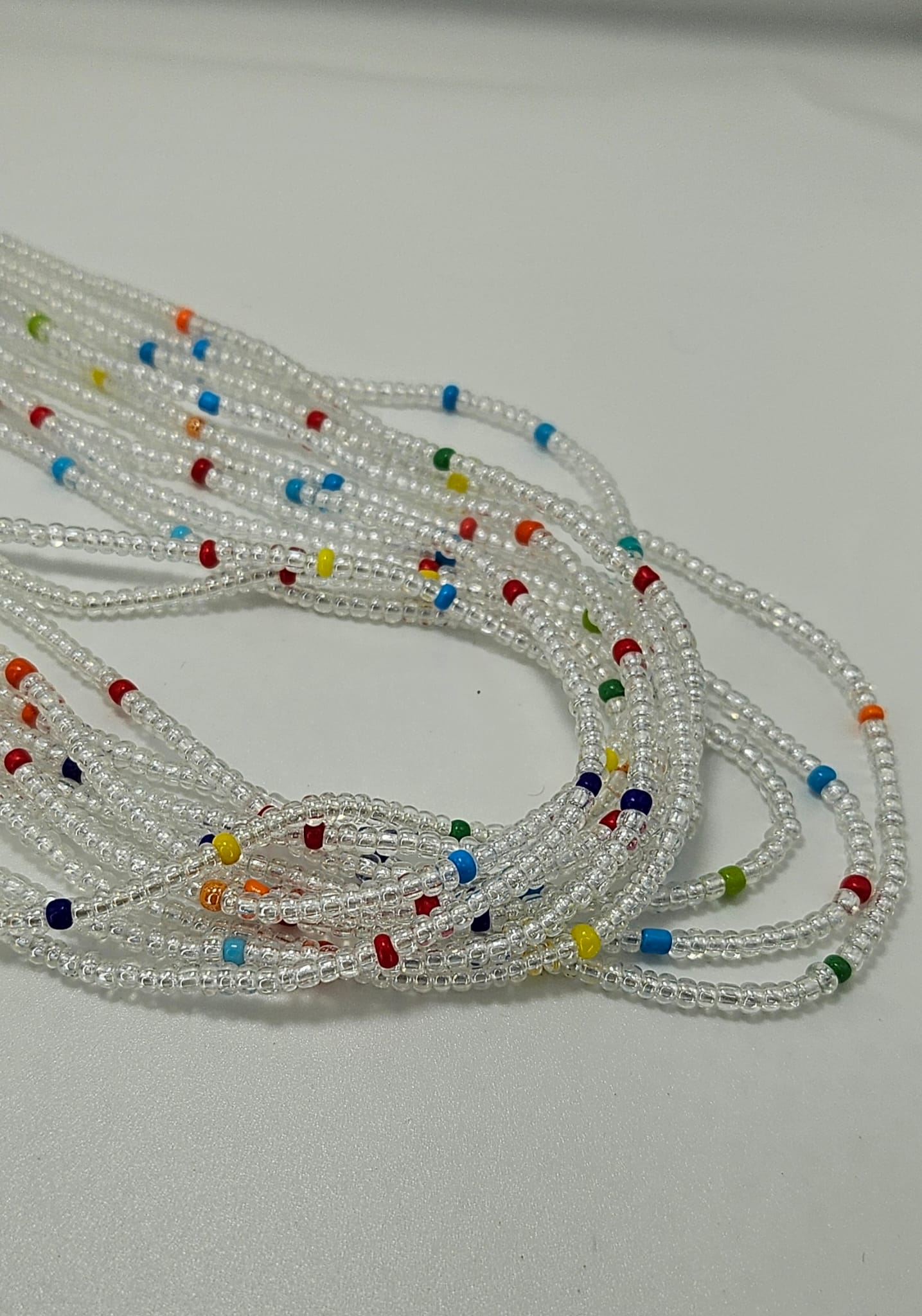 Multi colours Waist Beads|On Sale Belly Chain Weight control African beads|belly beads| Ghana beads| Weight Tracker| waist beads