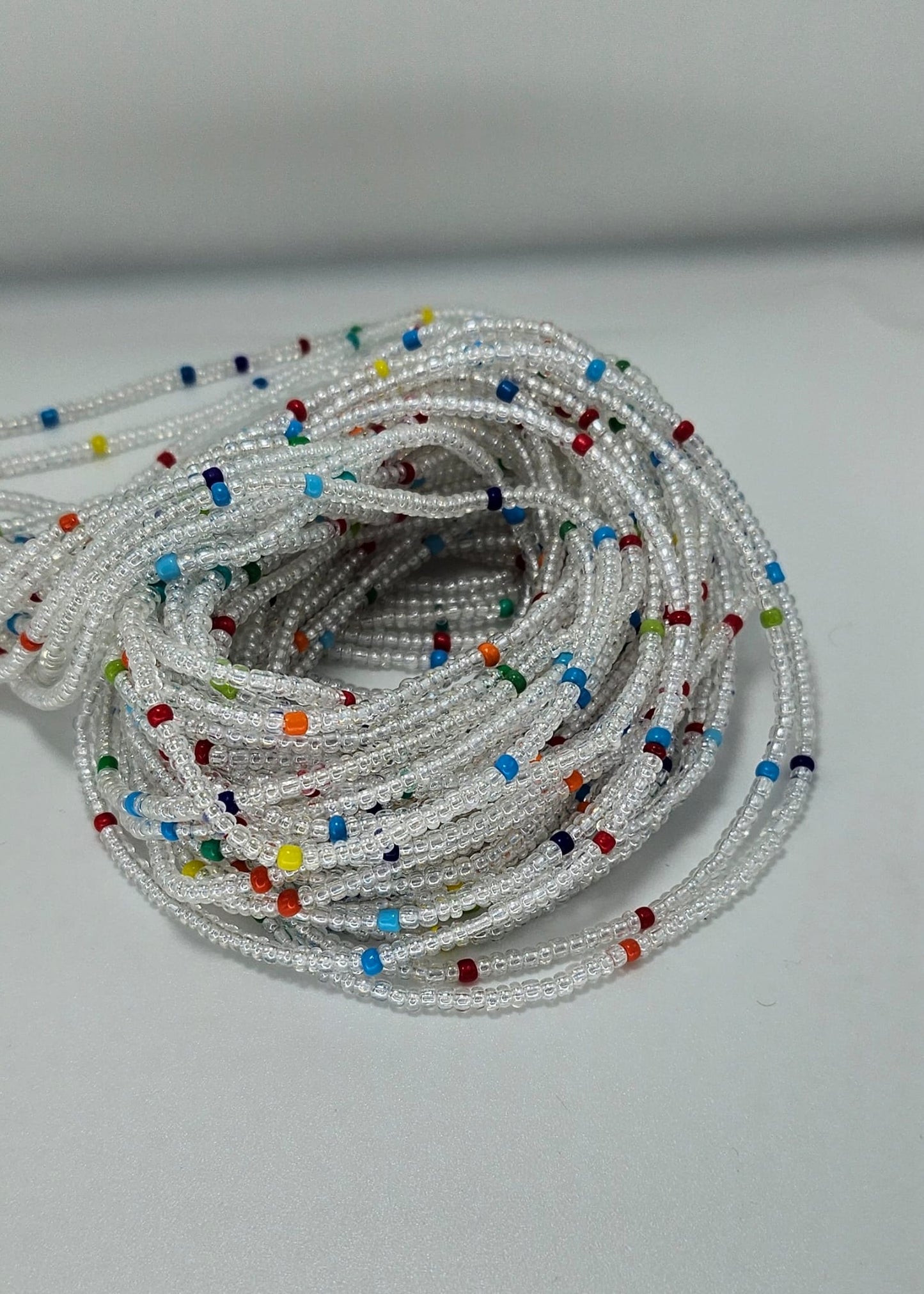 Multi colours Waist Beads|On Sale Belly Chain Weight control African beads|belly beads| Ghana beads| Weight Tracker| waist beads