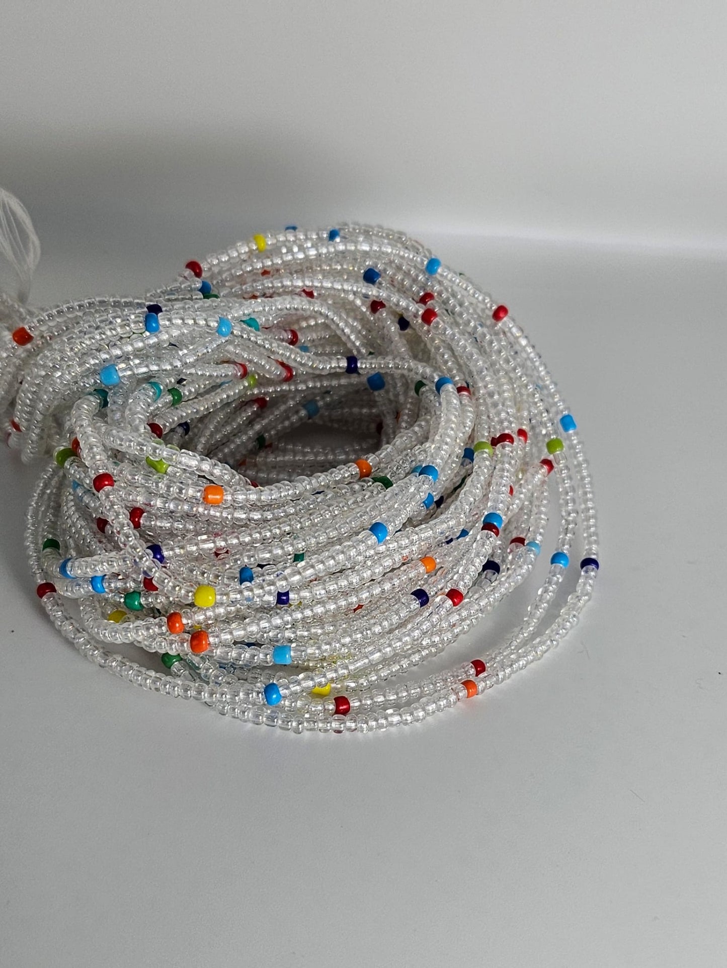 Multi colours Waist Beads|On Sale Belly Chain Weight control African beads|belly beads| Ghana beads| Weight Tracker| waist beads