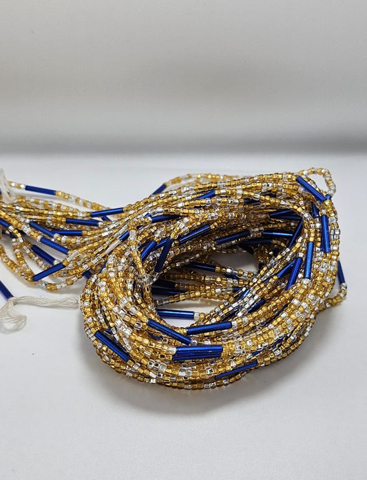 Multi colours Waist Beads|On Sale Belly Chain Weight control African beads|belly beads| Ghana beads| Weight Tracker| Nigerian waist beads