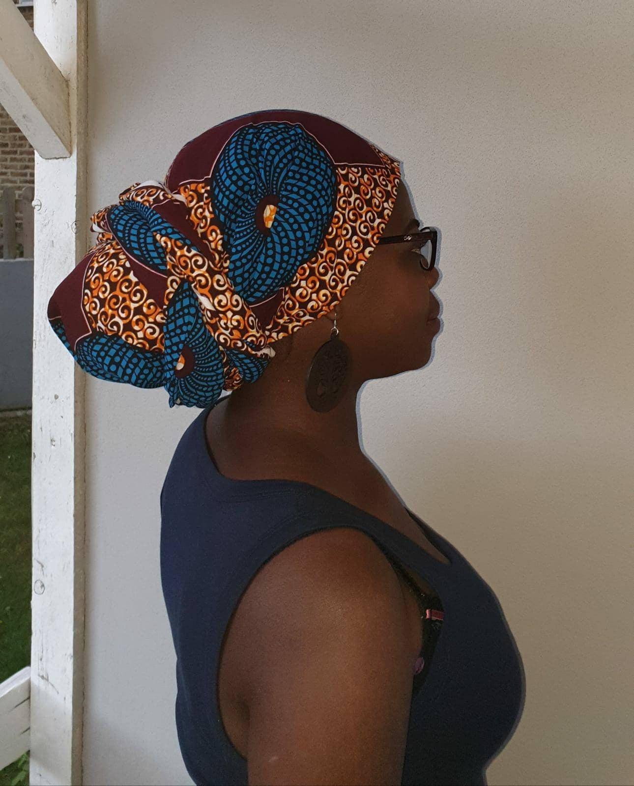 Headwrap|African Headwraps|Bandana| Headwraps| African Clothing For Women|Headscarf| Duku |100% Cotton| Ankara Print.