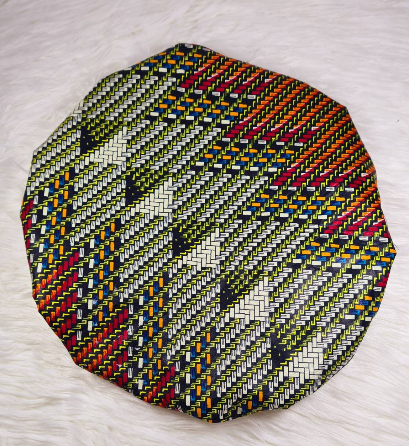 Silky Satin bonnet Ankara Print, Satin Elasticated, Sleep Hat Bonnet, Headscarf. Night Sleep, Protecting Hairstyle,