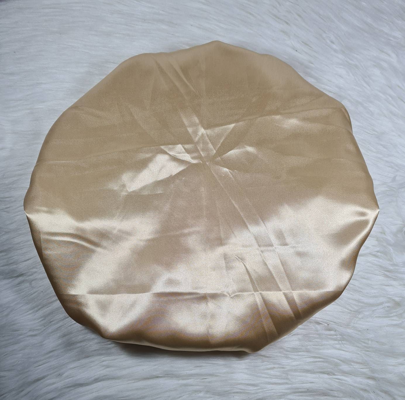 Ant Gold Reversible Satin hair bonnet|Satin Elasticated, Sleep Hat Bonnet, Headscarf. Night Sleep, Protecting Hairstyle,