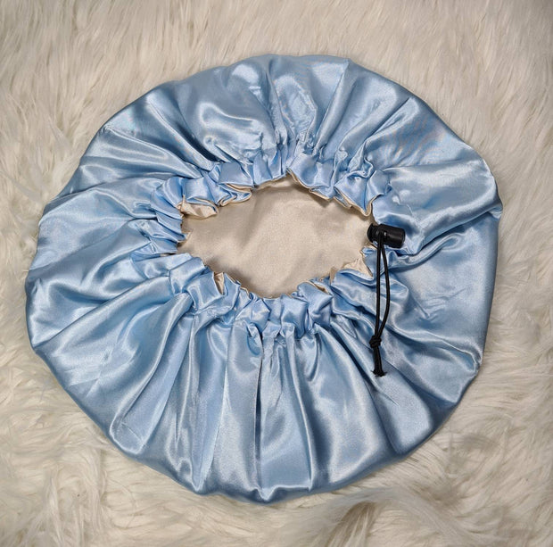 Satin Bonnet For Sleeping Adjustable Silk Bonnet For Curly Hair Bonnets  Double Layer Large Satin Lined Sleep For Women | 24/7 Customer Service |  Temu Czech Republic